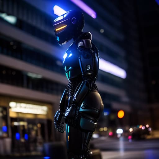  Robot Apply the Following Styles Synthesis hyperrealistic, full body, detailed clothing, highly detailed, cinematic lighting, stunningly beautiful, intricate, sharp focus, f/1. 8, 85mm, (centered image composition), (professionally color graded), ((bright soft diffused light)), volumetric fog, trending on instagram, trending on tumblr, HDR 4K, 8K