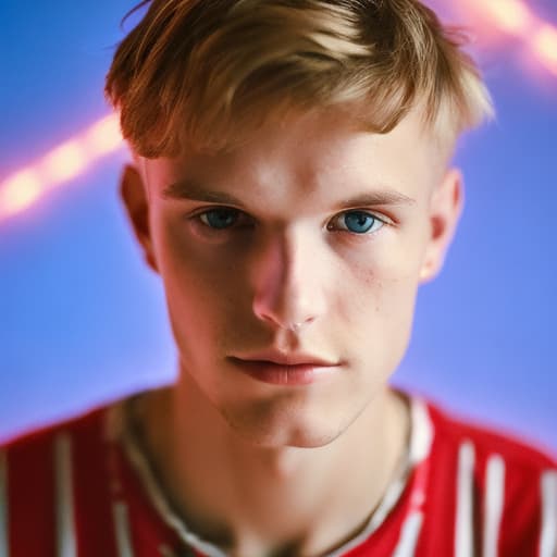 portrait+ style czech homosexual twink blonde very cute dude face