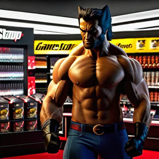  GameStop Stock And Wolverine Memecoins Explode As Roaring Kitty Returns To The Spotlight hyperrealistic, full body, detailed clothing, highly detailed, cinematic lighting, stunningly beautiful, intricate, sharp focus, f/1. 8, 85mm, (centered image composition), (professionally color graded), ((bright soft diffused light)), volumetric fog, trending on instagram, trending on tumblr, HDR 4K, 8K