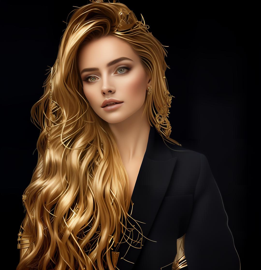 mdjrny-v4 style Create an avatar of a female character in a Roman Empire style. The character should be dressed in attire typical of ancient Roman fashion, such as a stola or tunica for women, white dress embroidery with gold. Her hairstyle should reflect Roman hairstyles of that era, such as braids, curls, or adorned with laurel wreaths or ribbons.Accessories like jewelry, sandals, or symbols of status such as a Roman eagle or fasces can be included to enhance her historical authenticity. The background should depict a Roman setting, such as a villa, forum, or colosseum, to complete the historical theme.