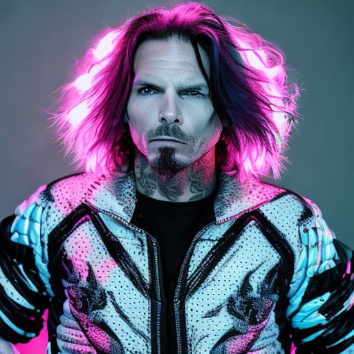 portrait+ style Jeff Hardy queer face