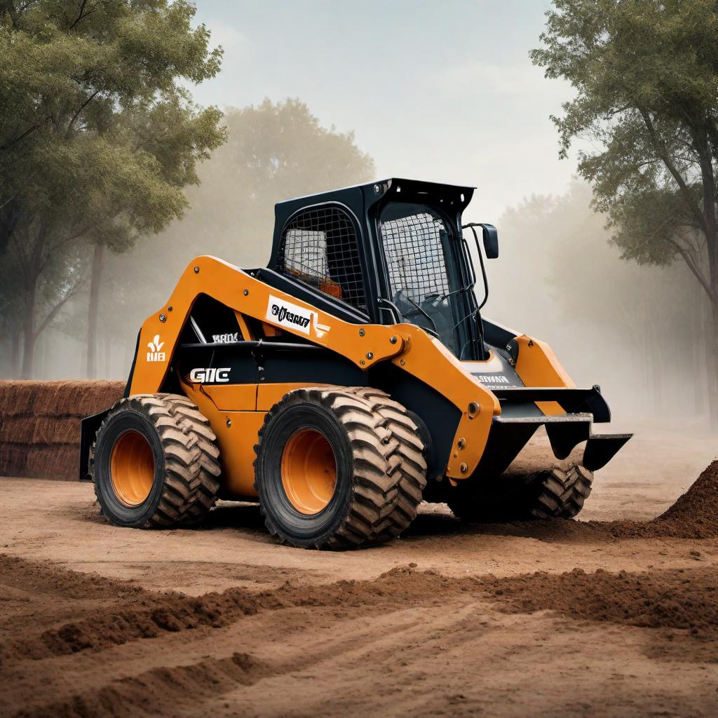  Create a logo for the company 'GIC' with a skid steer and a fence as central elements. The logo should convey expertise in fence building, site preparation, lot clearing, and junk removal. It should have a professional and clean design aesthetic, with earth tones or construction-related colors to reflect the industry. The skid steer should be stylized and represent the company's service, while the fence symbolizes their specialization. The logo should be modern and convey reliability. hyperrealistic, full body, detailed clothing, highly detailed, cinematic lighting, stunningly beautiful, intricate, sharp focus, f/1. 8, 85mm, (centered image composition), (professionally color graded), ((bright soft diffused light)), volumetric fog, trending on instagram, trending on tumblr, HDR 4K, 8K