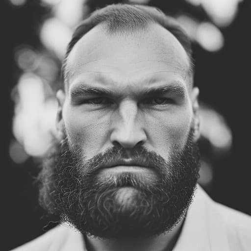 analog style tyson fury mixed with a cat