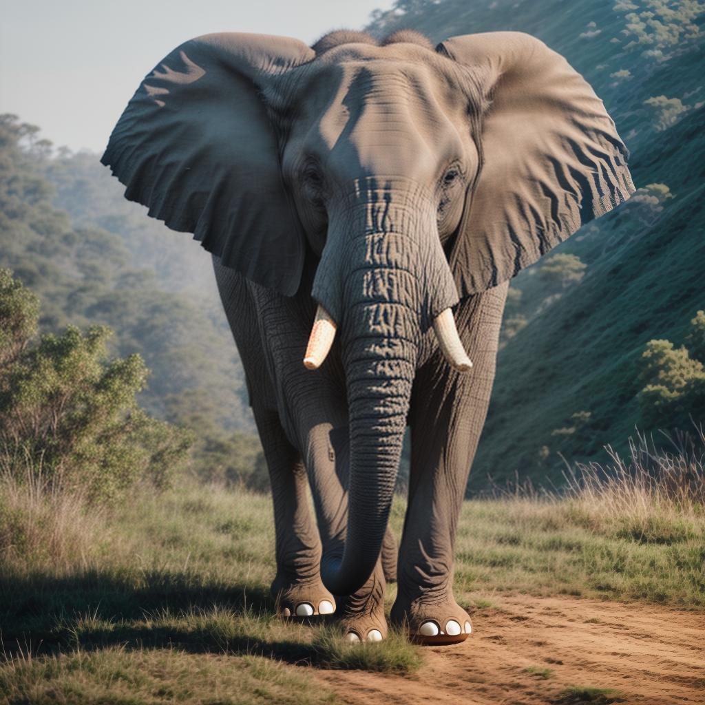  Elephant sit on a Dog hyperrealistic, full body, detailed clothing, highly detailed, cinematic lighting, stunningly beautiful, intricate, sharp focus, f/1. 8, 85mm, (centered image composition), (professionally color graded), ((bright soft diffused light)), volumetric fog, trending on instagram, trending on tumblr, HDR 4K, 8K