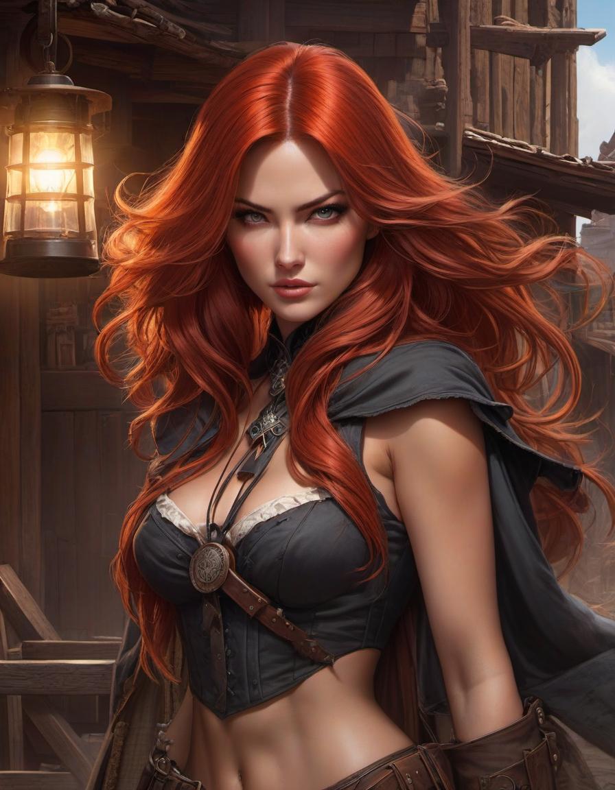  anime artwork Wild west gunslinger, female, long red hair, beautiful face, wild west outlaw, portrait, clear details, crisp quality, cartoon style, art by artgerm, art by wlop . anime style, key visual, vibrant, studio anime, highly detailed hyperrealistic, full body, detailed clothing, highly detailed, cinematic lighting, stunningly beautiful, intricate, sharp focus, f/1. 8, 85mm, (centered image composition), (professionally color graded), ((bright soft diffused light)), volumetric fog, trending on instagram, trending on tumblr, HDR 4K, 8K