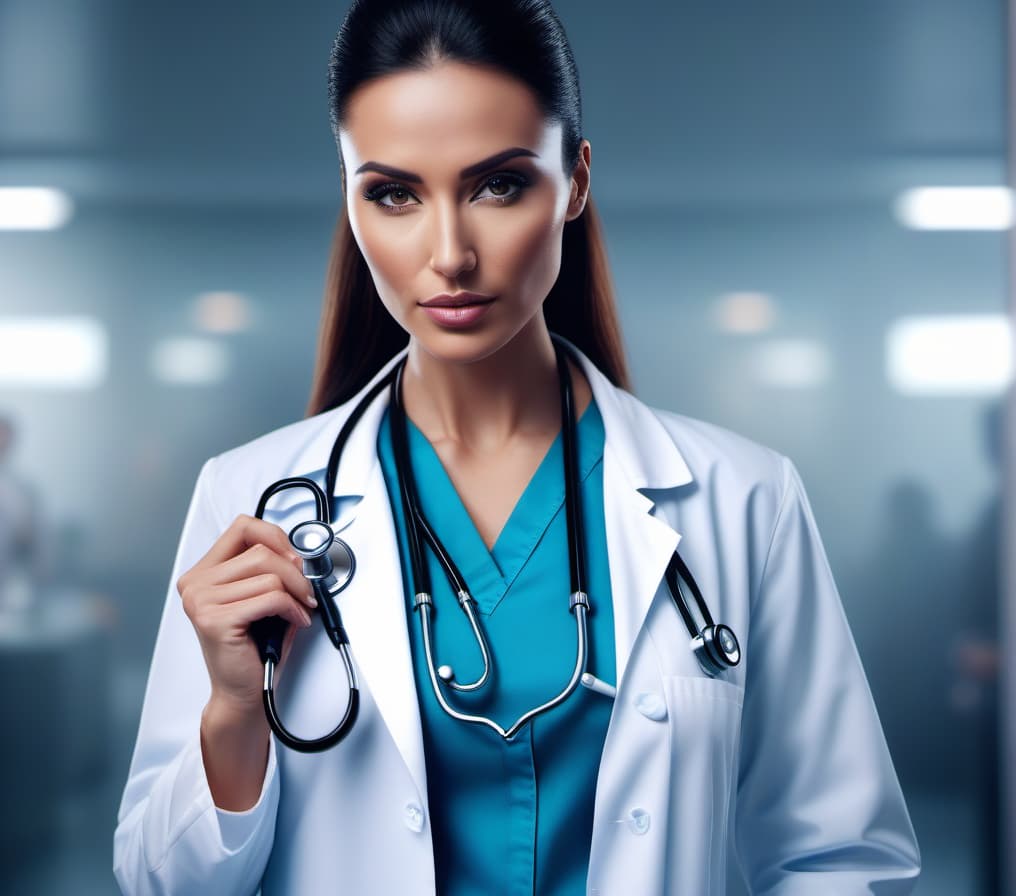  a medical stethoscope, highly detailed, photorealistic hyperrealistic, full body, detailed clothing, highly detailed, cinematic lighting, stunningly beautiful, intricate, sharp focus, f/1. 8, 85mm, (centered image composition), (professionally color graded), ((bright soft diffused light)), volumetric fog, trending on instagram, trending on tumblr, HDR 4K, 8K