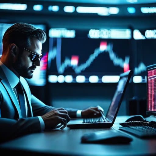  Uncovering a Financial Trading System Vulnerability: Manipulating Orders for Unjust Gain hyperrealistic, full body, detailed clothing, highly detailed, cinematic lighting, stunningly beautiful, intricate, sharp focus, f/1. 8, 85mm, (centered image composition), (professionally color graded), ((bright soft diffused light)), volumetric fog, trending on instagram, trending on tumblr, HDR 4K, 8K