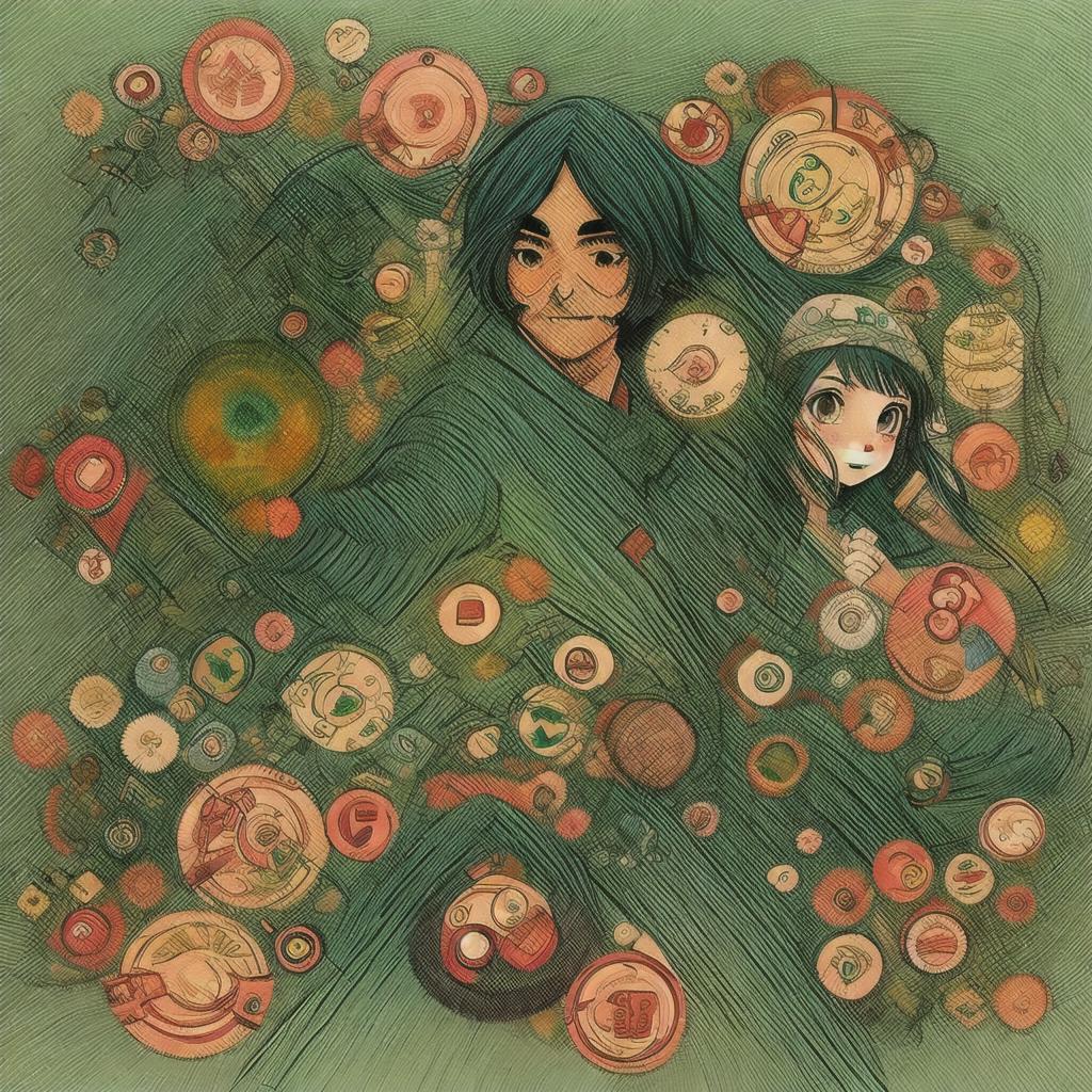 ghibli studio style, charming hand drawn anime style illustration