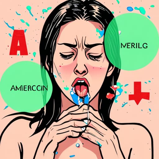  American woman vomiting