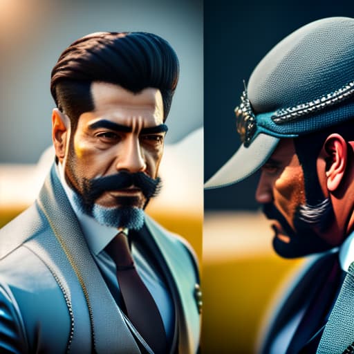 estilovintedois saddam Hussein hyperrealistic, full body, detailed clothing, highly detailed, cinematic lighting, stunningly beautiful, intricate, sharp focus, f/1. 8, 85mm, (centered image composition), (professionally color graded), ((bright soft diffused light)), volumetric fog, trending on instagram, trending on tumblr, HDR 4K, 8K