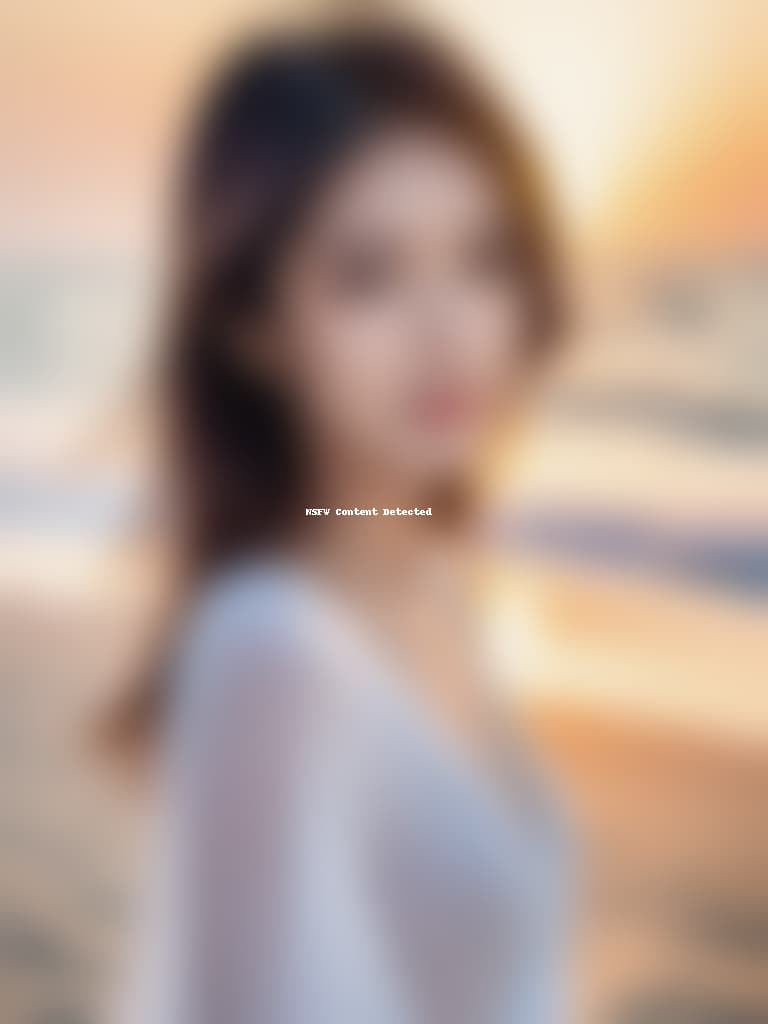  half body portrait,Young and Beautiful Asian girl in summer beach solid white casual wear happy relax walking on beach near sea when sunrise in morning, cinematic lighting, stunningly beautiful, intricate, sharp focus, f/1. 8, 85mm, (professionally color graded), ((bright soft diffused light)), volumetric fog, trending on instagram, trending on tumblr, HDR 4K, 8K hyperrealistic, full body, detailed clothing, highly detailed, cinematic lighting, stunningly beautiful, intricate, sharp focus, f/1. 8, 85mm, (centered image composition), (professionally color graded), ((bright soft diffused light)), volumetric fog, trending on instagram, trending on tumblr, HDR 4K, 8K