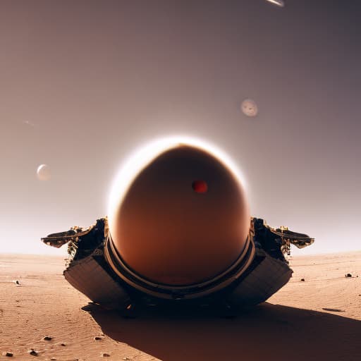 portrait+ style mars spacecraft