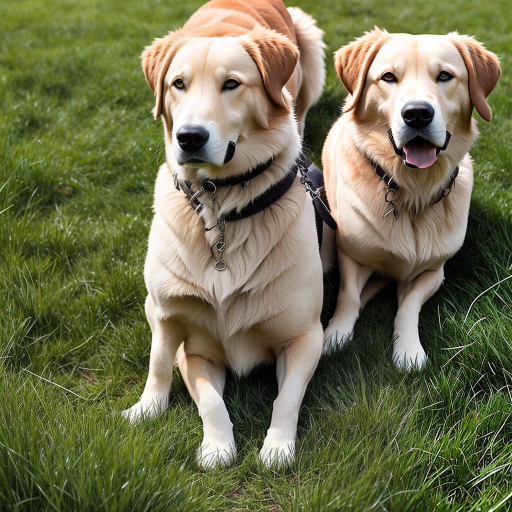  A realistic medieval dog in the grass hyperrealistic, full body, detailed clothing, highly detailed, cinematic lighting, stunningly beautiful, intricate, sharp focus, f/1. 8, 85mm, (centered image composition), (professionally color graded), ((bright soft diffused light)), volumetric fog, trending on instagram, trending on tumblr, HDR 4K, 8K