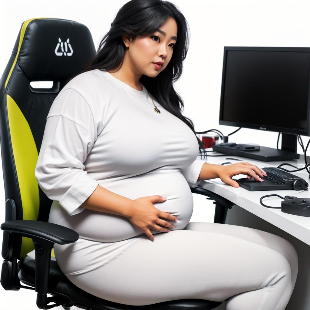  raccoon sitting in gaming chair front a computer on desktop, ((semi anthropomorphic)),(full body), tail, belly, sitting, fat, (chubby), (((white background))), solo, desktop, gaming chair, side view,  [[[clothes]]] hyperrealistic, full body, detailed clothing, highly detailed, cinematic lighting, stunningly beautiful, intricate, sharp focus, f/1. 8, 85mm, (centered image composition), (professionally color graded), ((bright soft diffused light)), volumetric fog, trending on instagram, trending on tumblr, HDR 4K, 8K