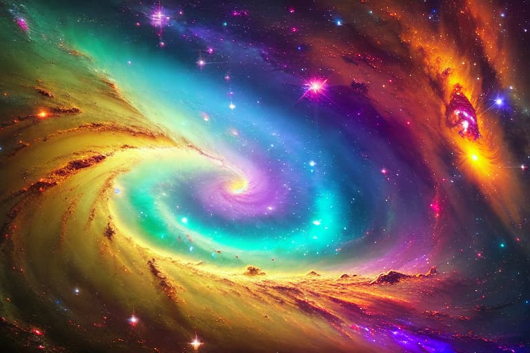  Cosmic Dreams: Explore the vastness of the universe through vibrant colors and celestial motifs. Imagine galaxies colliding, nebulae swirling, and distant planets casting their glow. Create mesmerizing digital art that captures the awe and wonder of space.