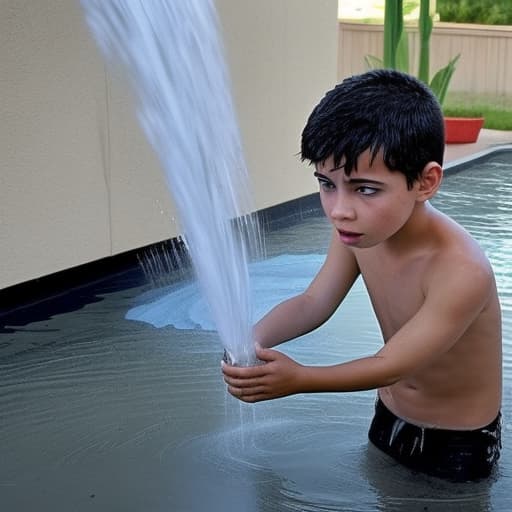  A kid that finds out he’s the powers to control water