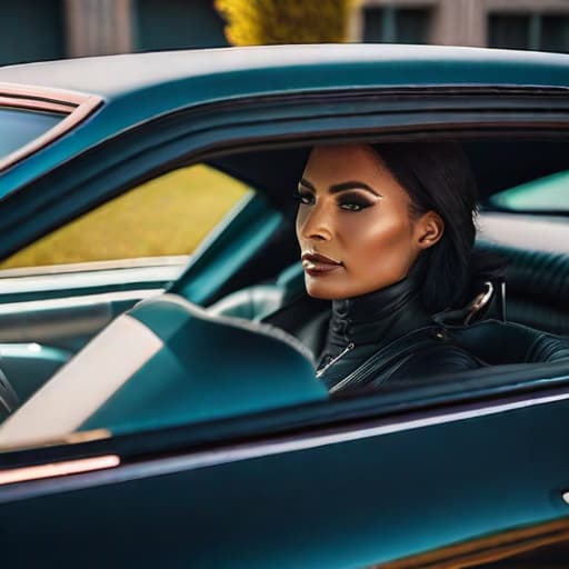  bad driver hyperrealistic, full body, detailed clothing, highly detailed, cinematic lighting, stunningly beautiful, intricate, sharp focus, f/1. 8, 85mm, (centered image composition), (professionally color graded), ((bright soft diffused light)), volumetric fog, trending on instagram, trending on tumblr, HDR 4K, 8K