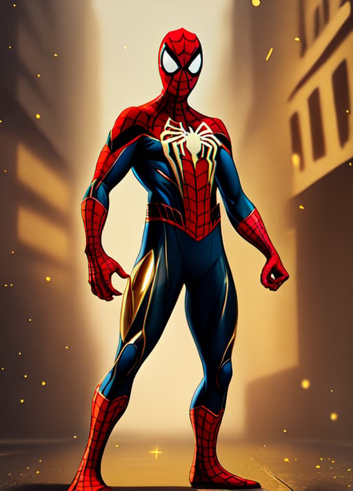  Spider-Man suit black and gold