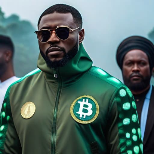  Nigeria Declares Cryptocurrency a National Security Threat hyperrealistic, full body, detailed clothing, highly detailed, cinematic lighting, stunningly beautiful, intricate, sharp focus, f/1. 8, 85mm, (centered image composition), (professionally color graded), ((bright soft diffused light)), volumetric fog, trending on instagram, trending on tumblr, HDR 4K, 8K