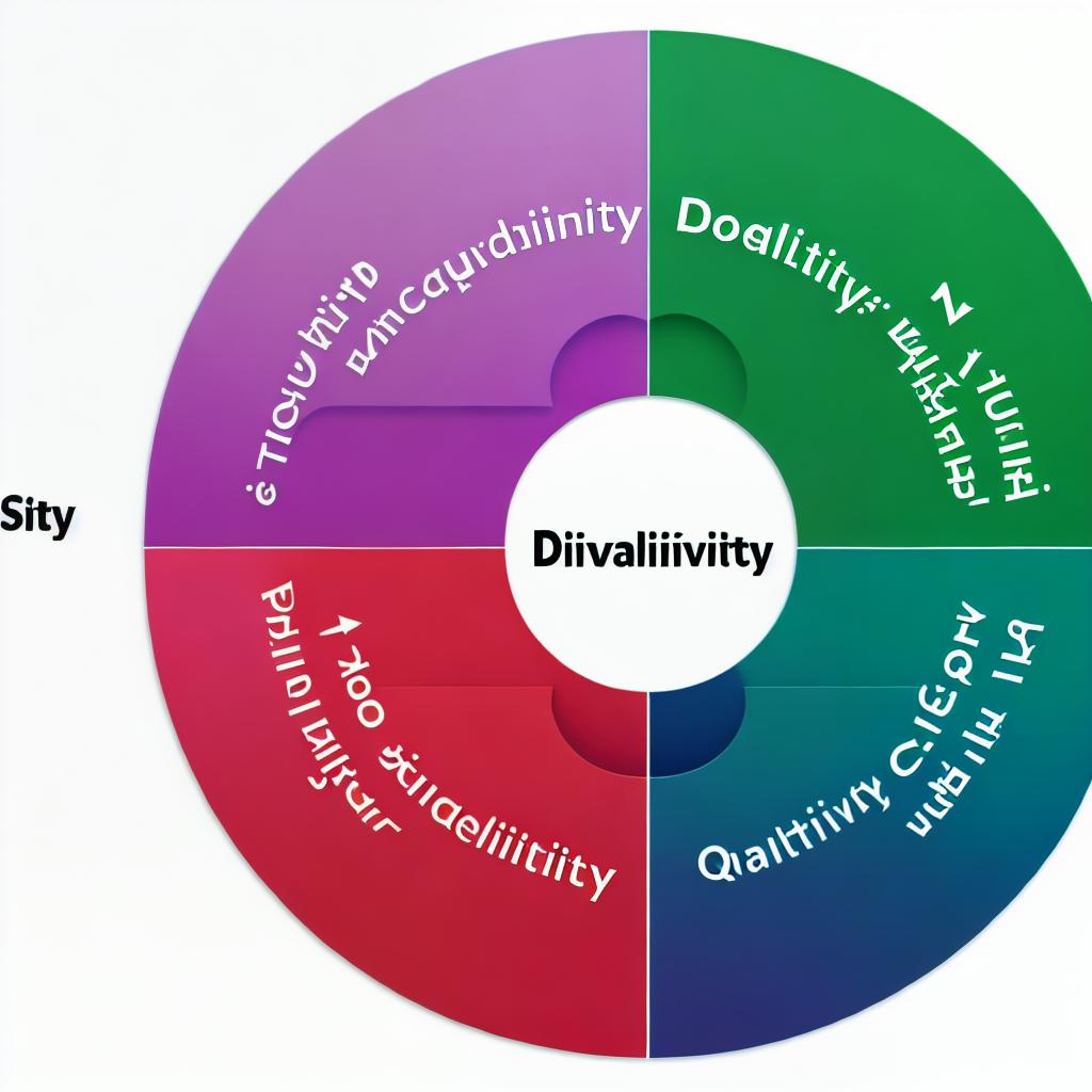  a circular magical divinity cycle with 3 phases - speed, quality and delivery in a data compliance connotation