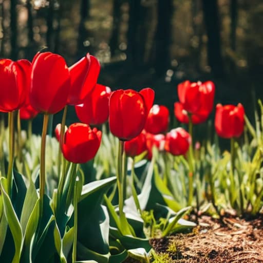 fwatch style red tulip flower hyperrealistic, full body, detailed clothing, highly detailed, cinematic lighting, stunningly beautiful, intricate, sharp focus, f/1. 8, 85mm, (centered image composition), (professionally color graded), ((bright soft diffused light)), volumetric fog, trending on instagram, trending on tumblr, HDR 4K, 8K