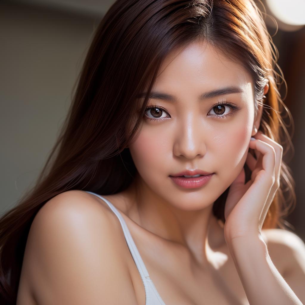  (masterpiece:1.3), (8k, photorealistic,photo, best quality: 1.4), (Japanese woman wearing clothes:),(realistic face), realistic eyes, (realistic skin), beautiful skin, (perfect body:1.3), (detailed body:1.2), hyperrealistic, full body, detailed clothing, highly detailed, cinematic lighting, stunningly beautiful, intricate, sharp focus, f/1. 8, 85mm, (centered image composition), (professionally color graded), ((bright soft diffused light)), volumetric fog, trending on instagram, trending on tumblr, HDR 4K, 8K