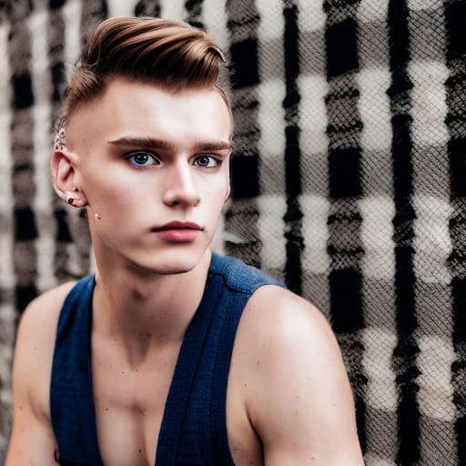 portrait+ style czech homosexual queer twink blonde very cute dude face