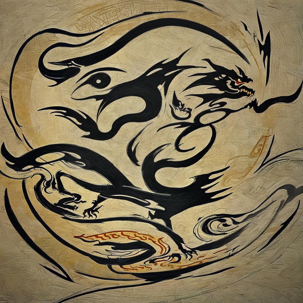  Masterpiece, best quality, in this logo design, a Chinese dragon emerges from abstract brush strokes, giving a sense of elegance and movement. The dragon's winding body wraps around the number "11" in an elegant and fluid manner. The environment blends traditional Chinese art and modern aesthetics, set against the skyline of a modern city. The mood is a perfect blend of ancient wisdom and cutting-edge innovation. The logo style is a combination of handwork and handcraft, with clean lines and bold font designs drawn in a minimalist way. The implementation process involves a mix of digital painting techniques and 3D rendering to create a visually stunning and influential logo.