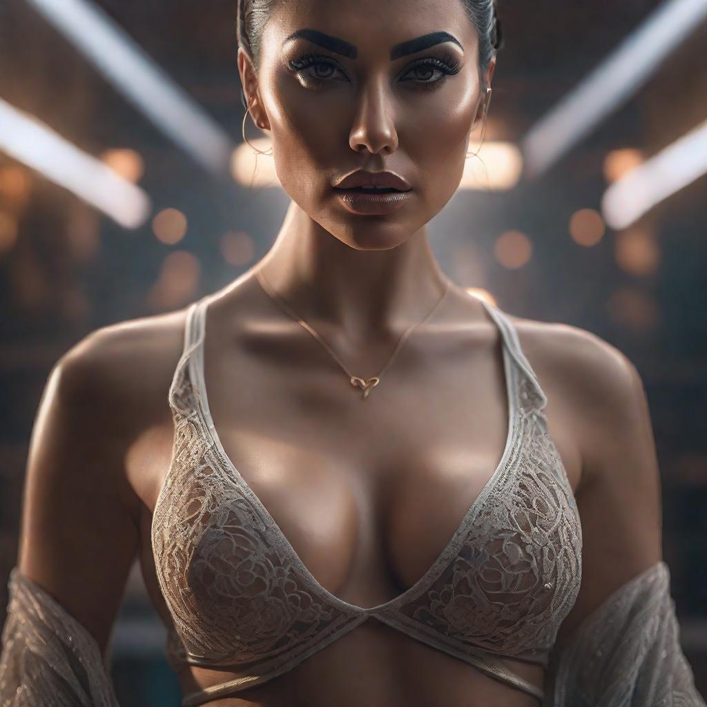  Mujer desnuda hyperrealistic, full body, detailed clothing, highly detailed, cinematic lighting, stunningly beautiful, intricate, sharp focus, f/1. 8, 85mm, (centered image composition), (professionally color graded), ((bright soft diffused light)), volumetric fog, trending on instagram, trending on tumblr, HDR 4K, 8K
