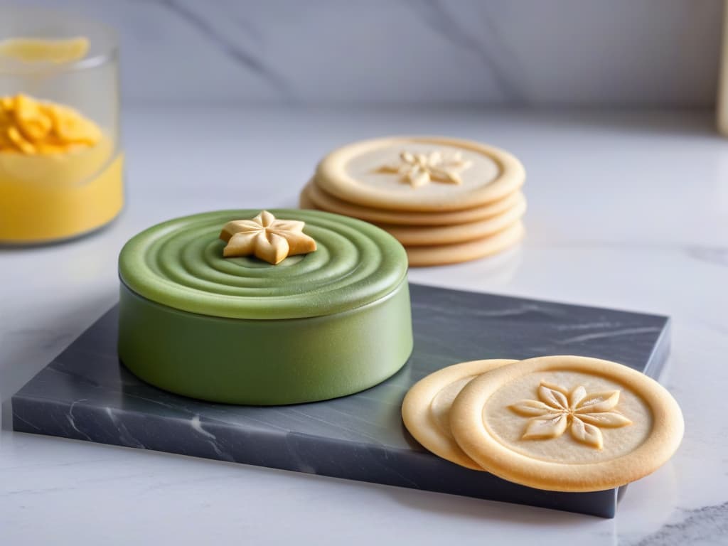  A minimalist, highresolution image of a sleek, stainless steel cookie cutter set elegantly arranged on a marble countertop. The light softly highlights the intricate designs of the cutters, showcasing their highquality craftsmanship and precision. The background is blurred to keep the focus solely on the luxurious feel of the tools, appealing to the sophisticated and creative audience interested in highend cookie cutters. hyperrealistic, full body, detailed clothing, highly detailed, cinematic lighting, stunningly beautiful, intricate, sharp focus, f/1. 8, 85mm, (centered image composition), (professionally color graded), ((bright soft diffused light)), volumetric fog, trending on instagram, trending on tumblr, HDR 4K, 8K