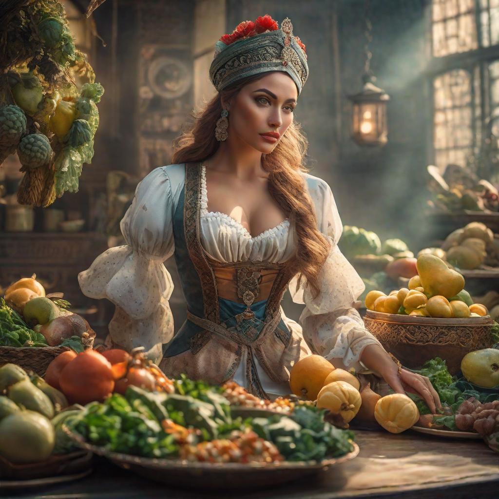  Una dona salada hyperrealistic, full body, detailed clothing, highly detailed, cinematic lighting, stunningly beautiful, intricate, sharp focus, f/1. 8, 85mm, (centered image composition), (professionally color graded), ((bright soft diffused light)), volumetric fog, trending on instagram, trending on tumblr, HDR 4K, 8K