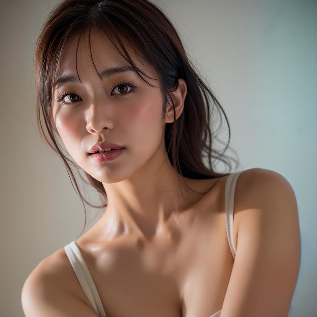  (masterpiece:1.3), (8k, photorealistic,photo, best quality: 1.4), (Japanese woman wearing clothes:),(realistic face), realistic eyes, (realistic skin), beautiful skin, (perfect body:1.3), (detailed body:1.2), bikini hyperrealistic, full body, detailed clothing, highly detailed, cinematic lighting, stunningly beautiful, intricate, sharp focus, f/1. 8, 85mm, (centered image composition), (professionally color graded), ((bright soft diffused light)), volumetric fog, trending on instagram, trending on tumblr, HDR 4K, 8K