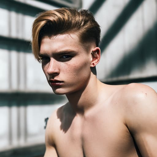 portrait+ style czech homosexual queer twink blonde very cute dude face