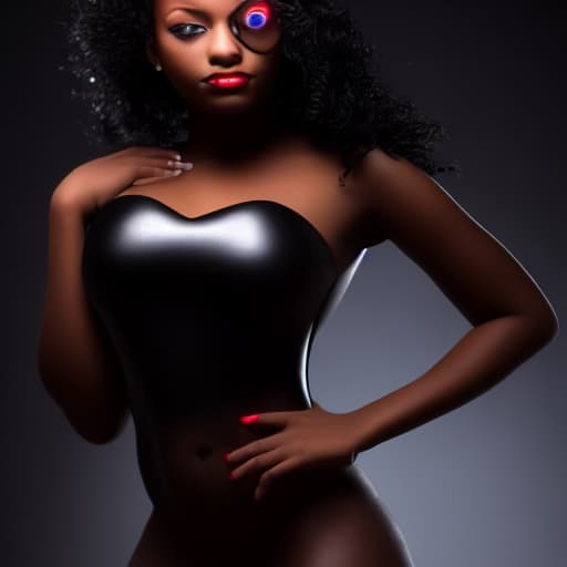  hot black cyber girl