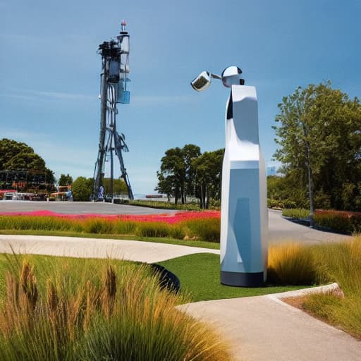  Man shaking hands with robot in a sunny background. hyperrealistic, full body, detailed clothing, highly detailed, cinematic lighting, stunningly beautiful, intricate, sharp focus, f/1. 8, 85mm, (centered image composition), (professionally color graded), ((bright soft diffused light)), volumetric fog, trending on instagram, trending on tumblr, HDR 4K, 8K