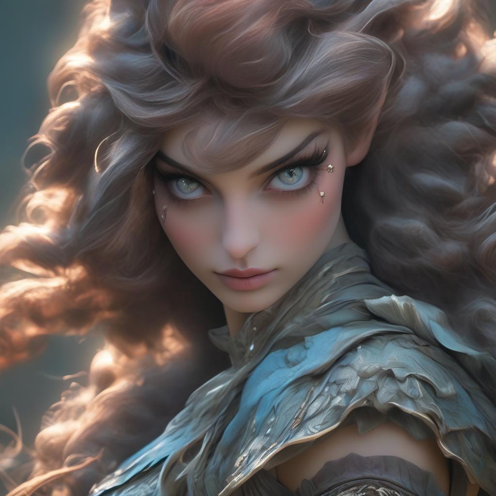  A large scale plan capturing the ethereal beauty of a mesmerizing young woman aged 25, her striking reddish brown hair, hair tone 8 reddish brown, longer hair approaching the warm type, flowing around her like the wind, resembling a fairy, piercing greenish gray blue large eyes, almond shaped, drawing the viewer in, small neat nose, plump large lips, a detailed skin texture, a round face. This work of art is executed in the style of a sketch, digital painting, and photo realistic rendering, showcasing intricate details in ultra high definition 8K. The chosen color palette represents a combination of warm and cool tones, combining elements of romance, Renaissance, and surrealism, and the lighting creates a mystical and alluring atmosphere ar hyperrealistic, full body, detailed clothing, highly detailed, cinematic lighting, stunningly beautiful, intricate, sharp focus, f/1. 8, 85mm, (centered image composition), (professionally color graded), ((bright soft diffused light)), volumetric fog, trending on instagram, trending on tumblr, HDR 4K, 8K