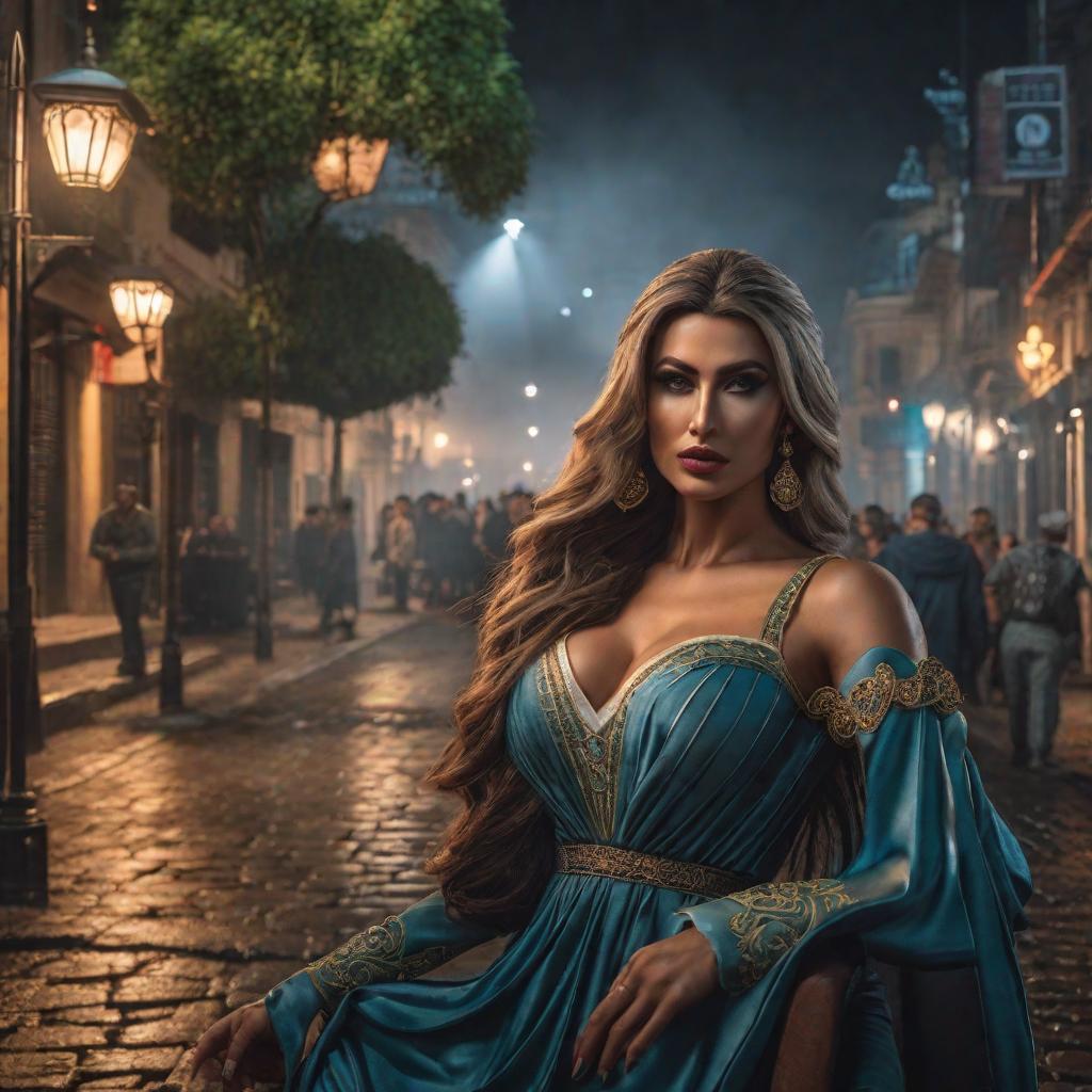  Deidad de argentina hyperrealistic, full body, detailed clothing, highly detailed, cinematic lighting, stunningly beautiful, intricate, sharp focus, f/1. 8, 85mm, (centered image composition), (professionally color graded), ((bright soft diffused light)), volumetric fog, trending on instagram, trending on tumblr, HDR 4K, 8K