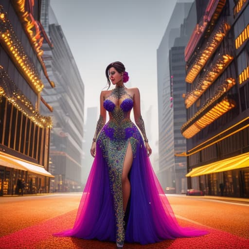  Vivid Color Vibrancy hyperrealistic, full body, detailed clothing, highly detailed, cinematic lighting, stunningly beautiful, intricate, sharp focus, f/1. 8, 85mm, (centered image composition), (professionally color graded), ((bright soft diffused light)), volumetric fog, trending on instagram, trending on tumblr, HDR 4K, 8K