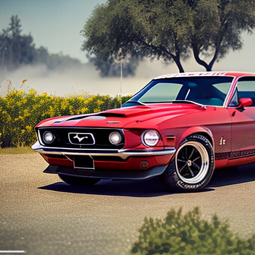 nvinkpunk Ford mustang con armas a los costados hyperrealistic, full body, detailed clothing, highly detailed, cinematic lighting, stunningly beautiful, intricate, sharp focus, f/1. 8, 85mm, (centered image composition), (professionally color graded), ((bright soft diffused light)), volumetric fog, trending on instagram, trending on tumblr, HDR 4K, 8K