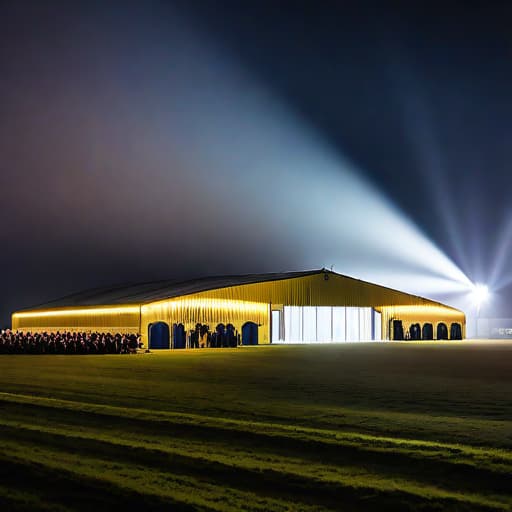  Elevating Events: Lincolnshire Showground's Grandeur and Sustainability hyperrealistic, full body, detailed clothing, highly detailed, cinematic lighting, stunningly beautiful, intricate, sharp focus, f/1. 8, 85mm, (centered image composition), (professionally color graded), ((bright soft diffused light)), volumetric fog, trending on instagram, trending on tumblr, HDR 4K, 8K