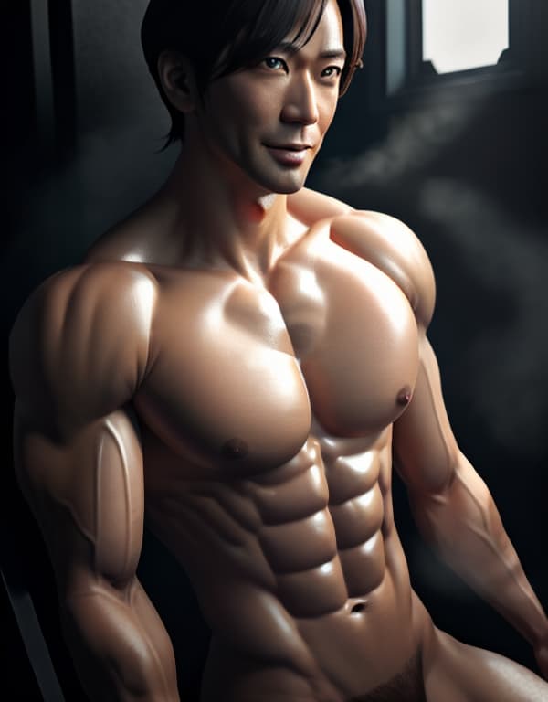  Asiatic，whole body，policeman，naked whole body，muscular, fit, handsome, young, passionate，strong，naked,sfw, actual 8K portrait photo of gareth person, portrait, happy colors, bright eyes, clear eyes, warm smile, smooth soft skin，symmetrical, anime wide eyes, soft lighting, by makoto shinkai, stanley artgerm lau, wlop, rossdraws <lora:u58hvdfu4q:1> hyperrealistic, full body, detailed clothing, highly detailed, cinematic lighting, stunningly beautiful, intricate, sharp focus, f/1. 8, 85mm, (centered image composition), (professionally color graded), ((bright soft diffused light)), volumetric fog, trending on instagram, trending on tumblr, HDR 4K, 8K