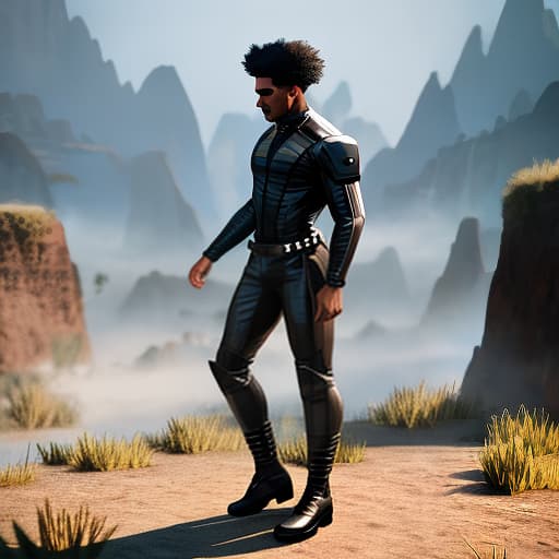  minecraft black boy in shock hyperrealistic, full body, detailed clothing, highly detailed, cinematic lighting, stunningly beautiful, intricate, sharp focus, f/1. 8, 85mm, (centered image composition), (professionally color graded), ((bright soft diffused light)), volumetric fog, trending on instagram, trending on tumblr, HDR 4K, 8K