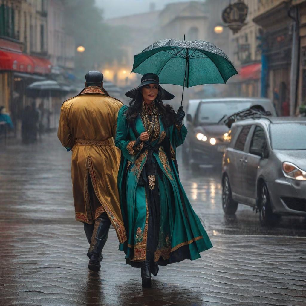  lluvia y abundancia hyperrealistic, full body, detailed clothing, highly detailed, cinematic lighting, stunningly beautiful, intricate, sharp focus, f/1. 8, 85mm, (centered image composition), (professionally color graded), ((bright soft diffused light)), volumetric fog, trending on instagram, trending on tumblr, HDR 4K, 8K