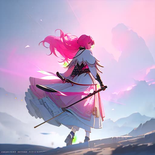  (Pink world books), anime, highly detailed, 4k, high quality, trending on art station hyperrealistic, full body, detailed clothing, highly detailed, cinematic lighting, stunningly beautiful, intricate, sharp focus, f/1. 8, 85mm, (centered image composition), (professionally color graded), ((bright soft diffused light)), volumetric fog, trending on instagram, trending on tumblr, HDR 4K, 8K