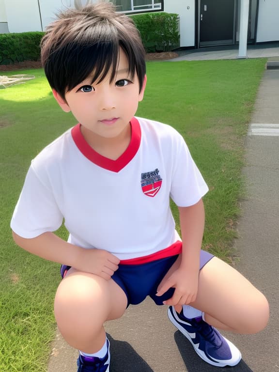  小学六年生　 男の子　 ハイソックス　 ホットパンツ　 水着 男の子