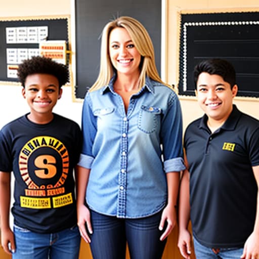  Teacher in jeans mind controlled by students