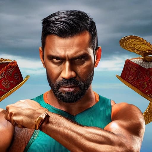  king of paswan 👿👿💪🤟💔 hyperrealistic, full body, detailed clothing, highly detailed, cinematic lighting, stunningly beautiful, intricate, sharp focus, f/1. 8, 85mm, (centered image composition), (professionally color graded), ((bright soft diffused light)), volumetric fog, trending on instagram, trending on tumblr, HDR 4K, 8K