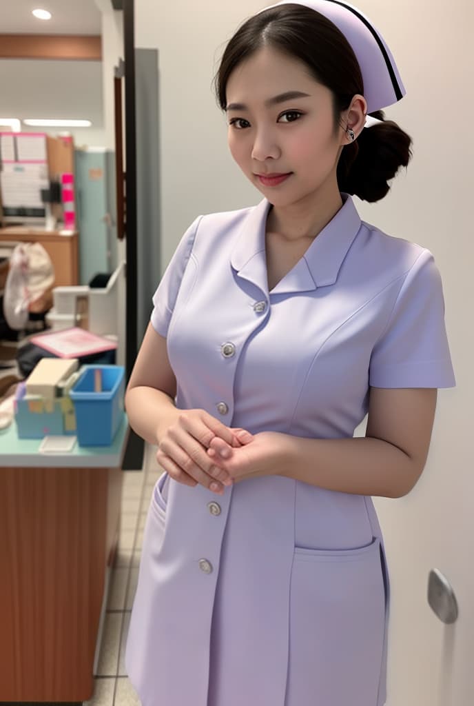  cute bigboob, Thai Nurse,Nurse,WHITE DRESS ADVERTISING PHOTO,high quality, good proportion, masterpiece , The image is captured with an 8k camera and edited using the latest digital tools to produce a flawless final result.