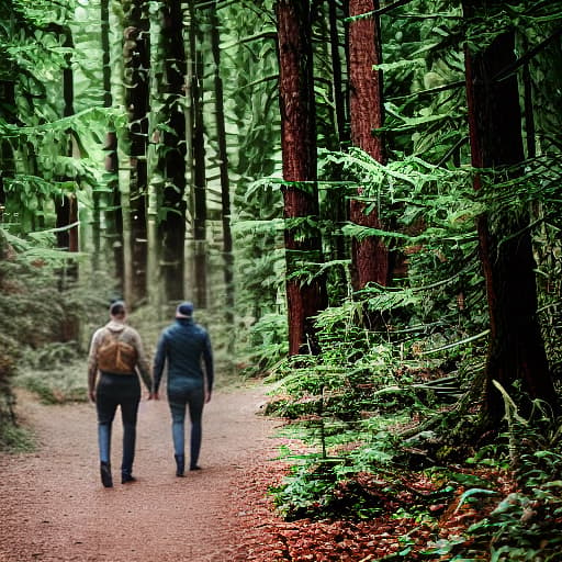  A man walking with a kid on lion Enchanted Forests, Wildlife Wonders hyperrealistic, full body, detailed clothing, highly detailed, cinematic lighting, stunningly beautiful, intricate, sharp focus, f/1. 8, 85mm, (centered image composition), (professionally color graded), ((bright soft diffused light)), volumetric fog, trending on instagram, trending on tumblr, HDR 4K, 8K