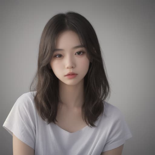  girl, best quality, solo, headshot, simple background